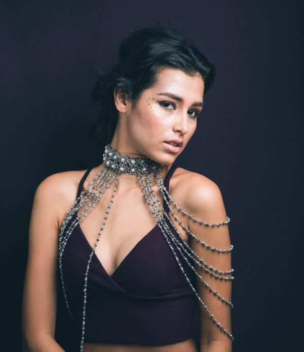 Silver Cascade Shoulder Jewelry