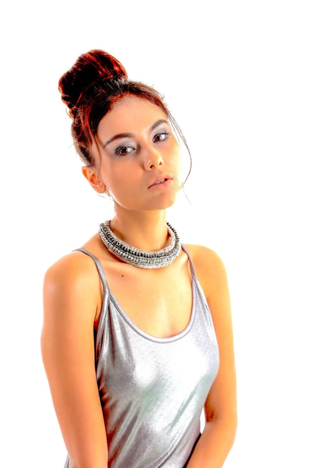 Silver Cleo Statement Necklace