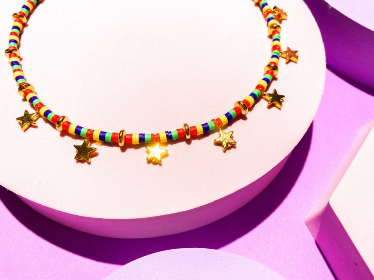Psychedelic Statement Necklace