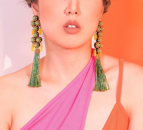 GREEN GEISHA Earrings